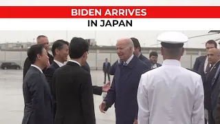 Watch: Joe Biden Arrives in Hiroshima on a rainy day for G7 Summit, Stresses Global Cooperation