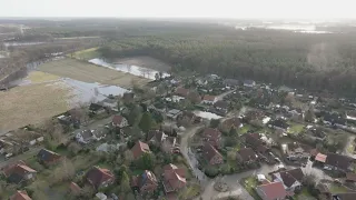 Hochwasser Weihnachten 2023 in Wienhausen