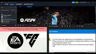 Fix EA FC 24 EA AntiCheat Errors/EA AntiCheat Service Encountered Error/Security Violation Error