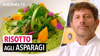 Asparagus and Salt-Preserved Lemon Risotto: Cesare Battisti's Exclusive Recipe