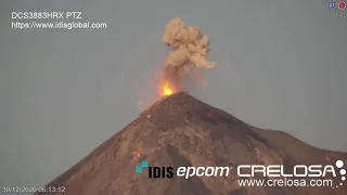 December 30, 2020, ~ Color Explosion ~ Volcan De Fuego, Guatemala ~ Via Crelosa