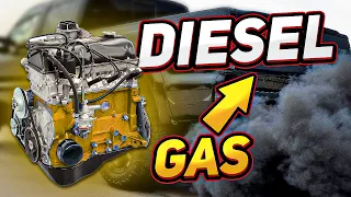 We convert a gasoline engine to run on diesel fuel - will it work?