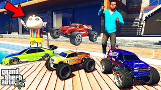 Franklin Gifting MONSTER RC TOY CARS To Shinchan And Chop In GTA 5
