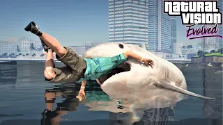 GTA Vice City Remastered 2020 SHARK ATTACK On Tommy Vercetti [GTA 5 PC Mod]