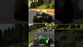 F1 24 vs F1 23 Early Graphics Comparison | Circuit de Spa-Francorchamps Chase Cam | RTX 4080