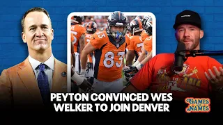 How Peyton Manning Convinced Wes Welker To Come To Denver | Games with Names Podcast