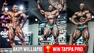 Akim Williams win Tampa pro 2022/Tampa pro 2022 bodybuilding winner/Tampa pro bodybuilding result