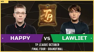 WC3 - TP League M4 - Grandfinal: [UD] Happy vs LawLiet [NE]