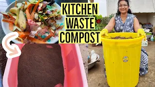 How to make best kitchen waste compost ? With Results | Don't throw your kitchen waste