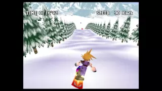 FINAL FANTASY VII: Cloud is Best Snowboarder!!