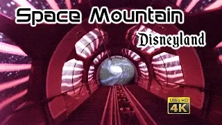 2019 Disneyland Space Mountain On Ride Front Seat Low Light Ultra HD 4k POV