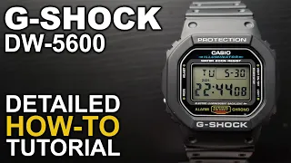 Gshock DW 5600 - Detailed How to tutorial - Module 3229