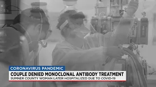 Couple denied treatment with monoclonal antibodies