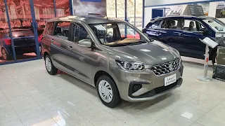 سوزوكي ارتيجا 7 ركاب عائلية 2023 فئة GL مواصفات جديدة شاشة مع كاميرا suzuki ertiga 1.5