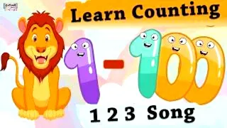 Learn Counting 1- 100 | Easy Numbers Song In English For Kids - Beginners - 123 Rhyme |