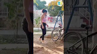 Stealing a bicycle gone wrong 🤪😂 Part 2