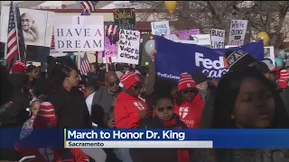 Marchers Honor The Life And Legacy Of Dr. Martin Luther King Jr.