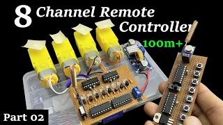 Unleash Your Inner Engineer: Create an Awesome 8-Channel Remote Control System! | 100m+ Range