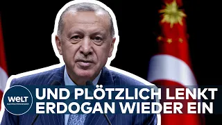 TÜRKEI: Rolle rückwärts! Jetzt lenkt Recep Tayyip Erdogan im Zoff mit NATO-Partnern ein I WELT News