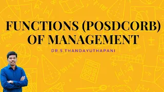 FUNCTIONS (POSDCoRB) OF MANAGEMENT//@learn books