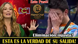 💥Así Pasó! DIEGO SÁENZ ES ELIMINADO! Esto dijo de Masterchef y de su salida!