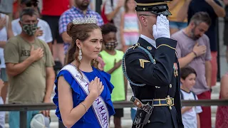 Arlington national Cemetery Wreathlaying  ceremony at the tomb of the unknown soldier