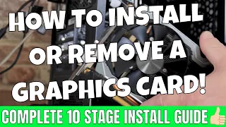 How To Install A Graphics Card & Remove Drivers AMD Or Nvidia DDU Software Cleaner