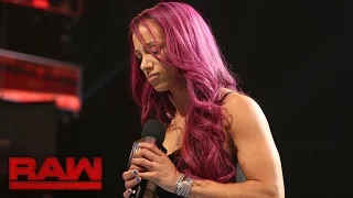 Sasha Banks spricht über ihre Rückenverletzung: Raw, 5. September 2016