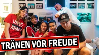 Tränen vor Freude! Mega Überraschung für Army-Mitglied Nr. 700 mit Dustin, Timm, Nuso und Sarah!