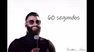 60 segundos gustavo lima letra español karaoke