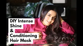 DIY Intense Shine & Conditioning Hair Mask
