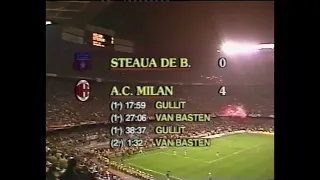 MILAN 4X0 STEAUA - FINAL COPA DOS CAMPEÕES DA EUROPA 1989 (GLOBO)