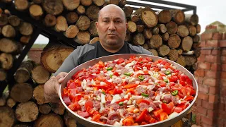 Whole skillet with signature Turkish MEAT Roast for BIG CHEF