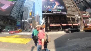 PENN STATION TO CENTRAL PARK WALK VIA 7TH AVE NYC