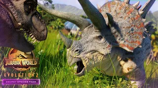 STEGOCERATOPS IS ALSO HERE! Stegoceratops Showcase - Jurassic World Evolution 2 Secret Species Pack