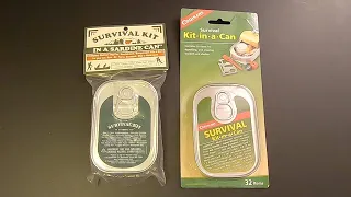 Sardine Can Survival Kits - Coghlan's and Whistle Creek