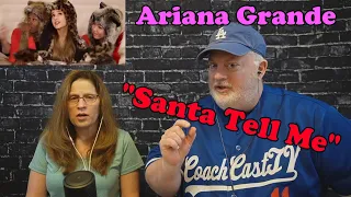 Reaction to Ariana Grande "Santa Tell Me"