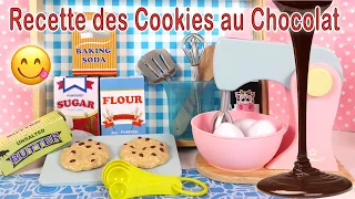 Jeu d’Imitation Recette des Cookies au Chocolat Facile Ustensiles Ingrédients