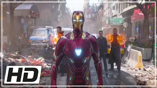 Maw y Cull llegan a la Tierra / Nuevo Mark 50 - Clip Dob. (HD) | Avengers: Infinity War (2018)