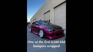 Lexus Is300 kbd bumpers wrap