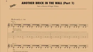 Another Brick In The Wall (Part 1) - Pink Floyd | Guitar Lesson With Tab | Guitar Songbook