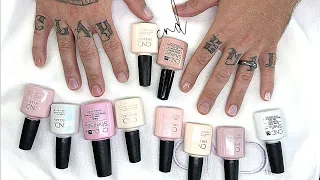 CND Shellac | Sheer & Semi Sheer Shades [LIVE SWATCH ON REAL NAILS]