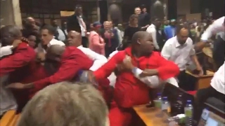 South African Politicians Break Into Fist Fight | NowThis