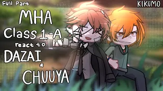 MHA. CLASS 1-A react to SOUKOKU | DAZAI/CHUUYA | BSD x MHA | FULL PARTS