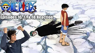 Captain Kuro Defeated! We Finally Get The Merry!!!! | One Piece Episodes 16, 17, & 18 | Kuddy Reacts