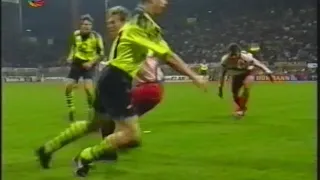 1993/1994 30. Spieltag Borussia Dortmund - 1. FC Köln   Einstieg beim Stand von 0-1  !!!