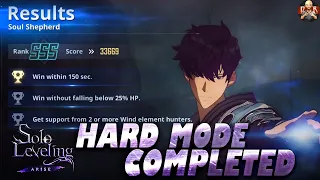 [Solo Leveling: Arise] - Hard Mode DONE! 99k Difference & Last stage gameplay! Now I wait for Global