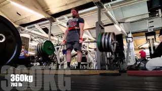 400kg / 881lb deadlift at 100kg / 220lb bodyweight PB