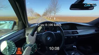 BMW 520d E60 Acceleration 0-160 km/h