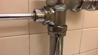 Leaking SLOAN toilet handle
